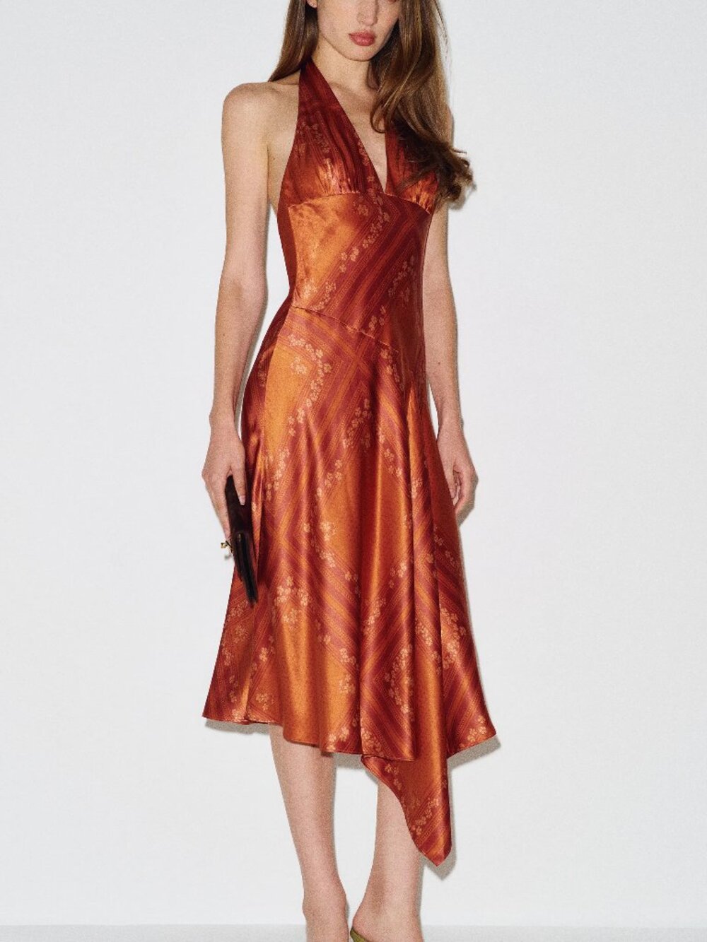 NWT - Reformation Benedita Silk Dress Red - Size XS